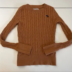 Abercrombie cable knit sweater xs‎ thumbnail 1
