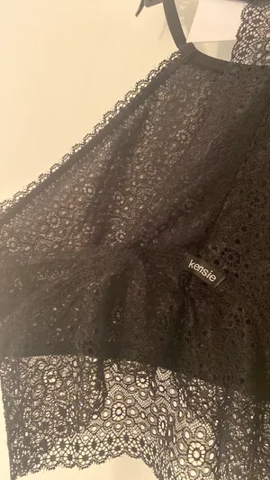 Kensie Lace Black Bralette thumbnail 4