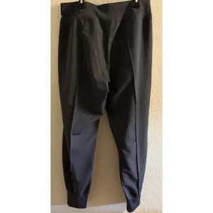Calvin Klein Performance Dark Grey Jogger Pants CK Logo Zip Pockets Stretch M thumbnail 2