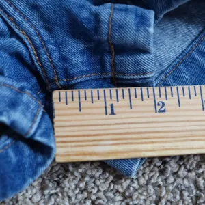 Abercrombie & Fitch Natural Rise Shorts Women 25 0 Denim Paperbag Button‎ Fly thumbnail 7