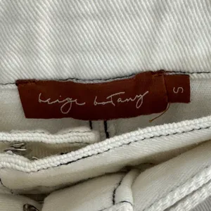 White Denim Grommet Belt Micro Mini Skirt‎ Small NWT Y2K Festival Grunge Indie thumbnail 5