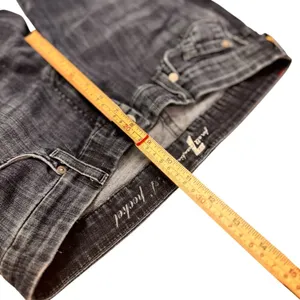 7 For All Mankind A Pocket Bootcut Jeans Size 30 Dark Wash Raw Hem Stretch Denim thumbnail 11