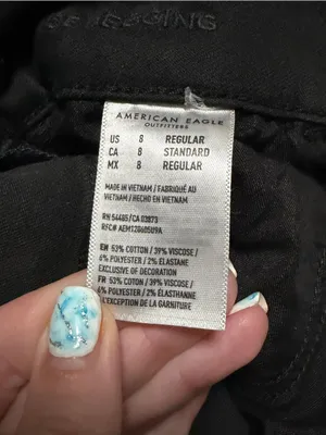 American Eagle Next Level Stretch High Rise Button Fly Distressed Skinny Jeans 8 thumbnail 6