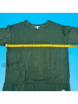Orvis Classic Collection Women's Green Crewneck Casual Pullover Sweater Size M thumbnail 4
