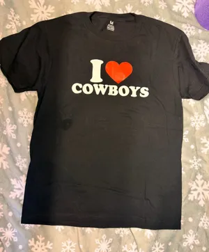 I Love Cowboys t-shirt thumbnail 1