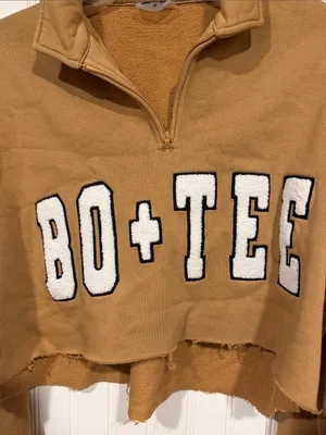 Bo+Tee set cropped quarter zip and joggers thumbnail 2