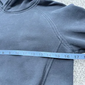 Lululemon Scuba Hoodie Women 2 Black Funnel Neck Pullover Fleece Pockets‎ thumbnail 7