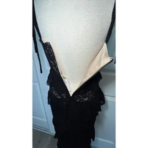 Show Me Your Mumu Black‎ Lace Maxi Dress M NWT Monique Tiered Wedding Formal thumbnail 8