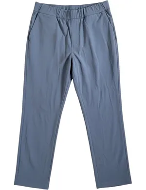 Vuori Performance Pants Women Large Blue Gray Elastic Waist Stretch Trousers thumbnail 1