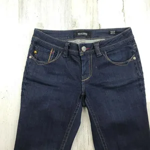 MEK DNM Moscow Women’s Bootcut Jeans Dark Wash Size 28 Classic Denim thumbnail 5