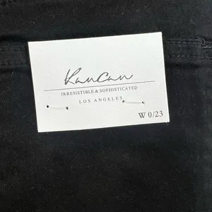 NWT KanCan High Rise Distressed Raw Fringe Hem Denim Jean Shorts 0/23 thumbnail 4