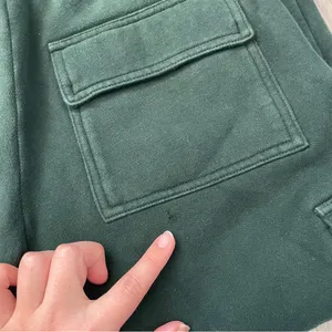 Aritzia Sweatfleece Sweatpants cargo baggy womens Green xsmall loungewear casual thumbnail 8