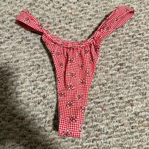 NWT Frankie’s Bikinis VS Pink Reilly Bikini Bottom Ladybug Lane- Size Small thumbnail 3