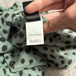 SHEIN Green and Black Dalmatian High Waisted Shorts thumbnail 4