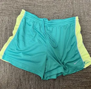 Nike Sweat Shorts Women’s Teal Elastic Waist Drawstring Size Large thumbnail 1