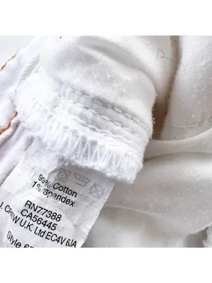 J. Crew Denim Roll-up Cotton Short in White Size 0 thumbnail 6
