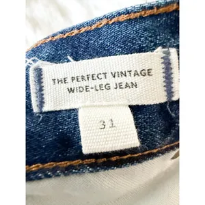 Madewell | Perfect Vintage Wide-Leg SoftDrape Jeans Moffat Wash | Sz 31 thumbnail 9