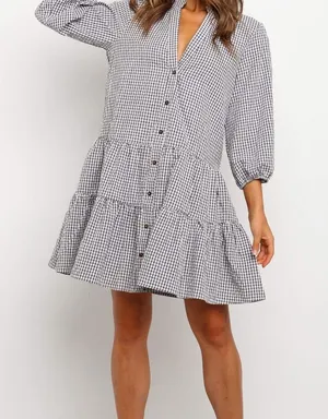 Petal & Pup loose Fit Gingham Checkered Dress Women’s M/L thumbnail 5