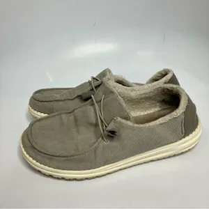 Hey‎ Dude Wendy loafers in gray corduroy size 10 thumbnail 5