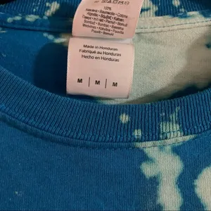 Carolina Panthers Custom One Of A Kind Reverse Dyed Graphic Tee SZ M thumbnail 5