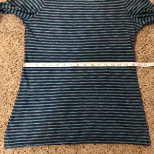 Coldwater Creek Striped Top Womens S8 Used Blue thumbnail 7
