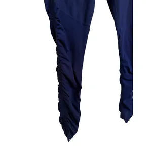 Fabletics‎ Navy Blue Ruched High Waisted Performance Leggings Yoga Size Large thumbnail 2