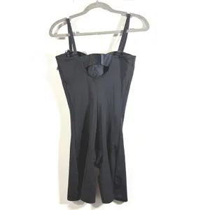 Spanx Suit Your Fancy Strapless Cupped Mid-Thigh Bodysuit Very Black 10156R M thumbnail 7