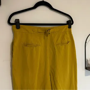 Free People‎ Gabbie Trousers Pants Slacks Mustard Yellow Size 8 thumbnail 6
