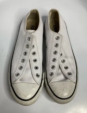 Converse white leather sneakers‎ unisex sizing thumbnail 1