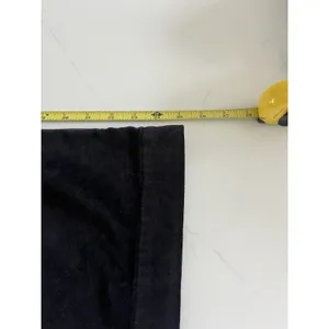 Anthropologie Maeve Colette Velvet Wide-Leg Pants Trousers Crop Black Size 26 thumbnail 6