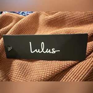 LULUS Brown Ribbed Turtleneck Top size XL NEW thumbnail 5