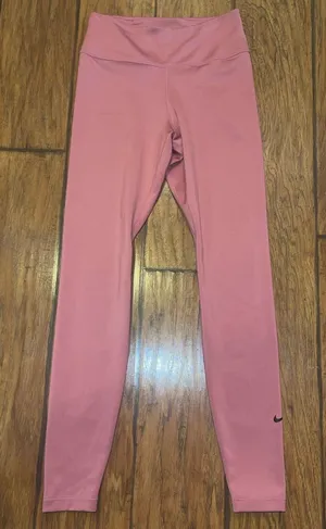 Nike dri-fit pink mauve leggings pants woman’s size small thumbnail 1