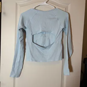 Bail Out Crop Thermal Knit Top. NWT Size Large. thumbnail 7