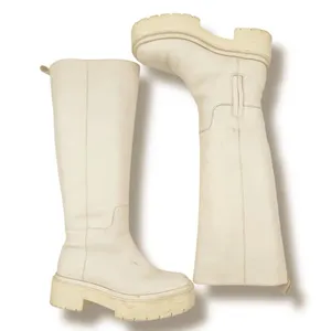 Sam Edelman Larina Boot Ivory Cream Leather Tall Lug Sole Boots Women’s Size 7.5 thumbnail 7