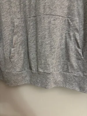 Chicago White Sox Women’s Raglan Hooded Pullover - Grey/Charcoal size L thumbnail 5