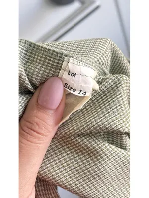 Petite Sophisticate Linen Blend Wide Leg Overalls Jumpsuit Size 14 USA thumbnail 9