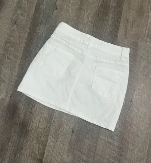 Shein White Jean Skirt thumbnail 2