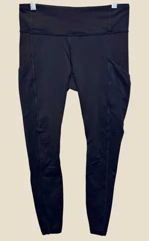 2243 | Lululemon Speed Up Tight Running Pockets Athletic Leggings Black Womens 6 thumbnail 1