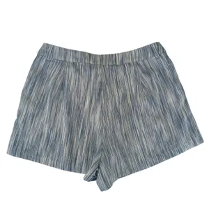 Altar'd State Linen Blend Shorts‎ Blue Stripe Women's Size Large Lined thumbnail 2