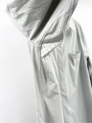 Athleta Women's‎ Light Green Pinstripe Button-Down Shirt Size Medium thumbnail 6