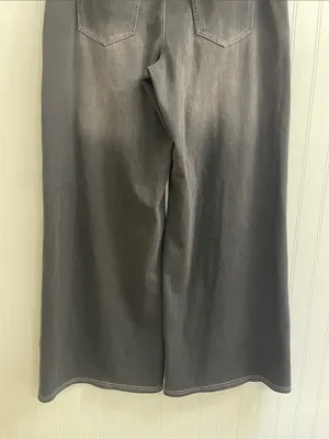 HALARA Flex High Waisted Pockets Baggy Wide Leg Washed Casual Jeans Size L NWT thumbnail 12
