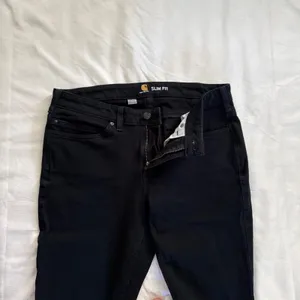 Carhartt Slim Fit Black Utility‎ Pants Womens 10 Regular 104214-BLK Stretch thumbnail 5
