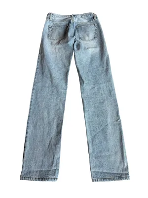 John Galt Light Wash Denim Jeans Straight Fit Classic Casual Size Small Women's thumbnail 8