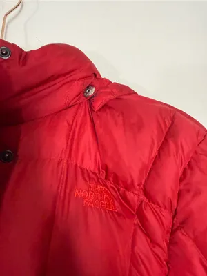 North Face Metropolis Red Parka Coat 550 Down Large thumbnail 8