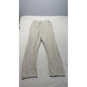 Spiritual Gangster Women Oatmeal Beige Knit Wide Leg Lounge Pants Small 4662 thumbnail 2