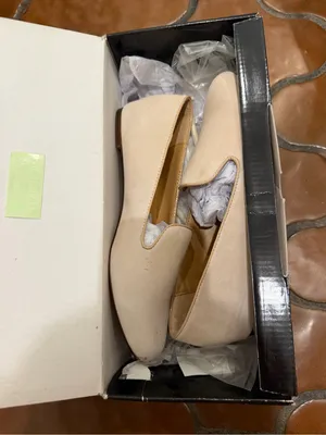 J. Crew Factory Beige Suede Slip-On Loafers thumbnail 1
