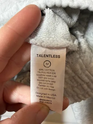 Talentless Women’s Boxing Hoodie in Ash Heather Grey thumbnail 6