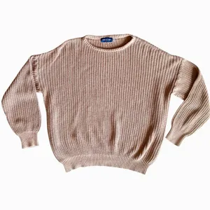 American Apparel 100%‎ Combed Cotton Chunky Tan Sweater Sz XL thumbnail 2