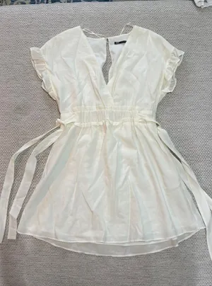 ZARA Dress Mini white thumbnail 1