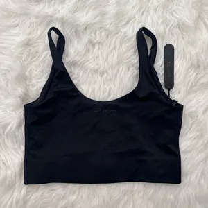 Nike Skims Shine Scoop Neck Longline Bra Obsidian Size Small thumbnail 6